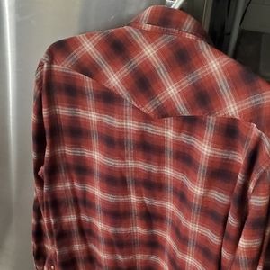 Wind River Flannel snap shirt, xl
